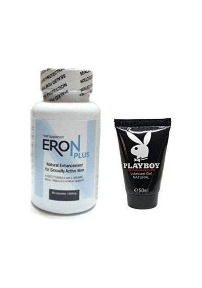 Playboy 120 Ml Masaj Yağı + Eron Plus 60lı Erkeklere Özel