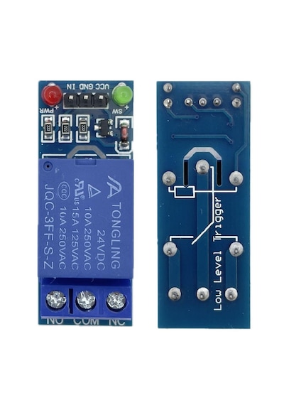 24v Tek Kanal Röle Kartı Modülü