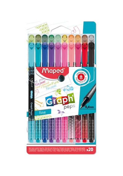 Maped Offis Ve Kırtasiye 749051 Desenli Fineliner Keçeli Kalem