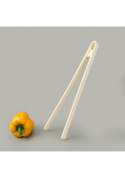 Aroww Silikon Maşa - Krem - 28 Cm Renkli