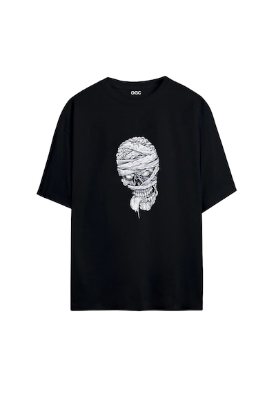 Ogc Mumya Kafa Oversize Unisex T-shirt Siyah