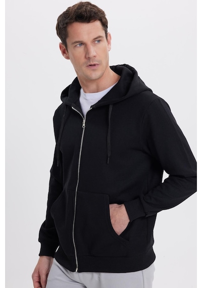 Tudors Unisex Relax Fit Rahat Kesim Pamuklu İçi Polarlı Çift Cepli Tam Fermuarlı Siyah Kapüşonlu Sweatshirt-41645 Siyah Tudors Unisex Relax Fit Rahat Kesim Pamuklu İçi Polarlı Çift Cepli Tam Fermuarlı Siyah Kapüşonlu Sweatshirt-41645 Siyah