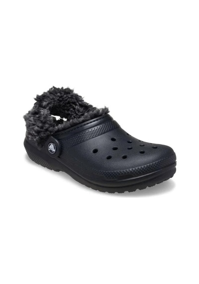 Crocs Classic Fleece Lined Clog T Siyah Çocuk Terlik-24147