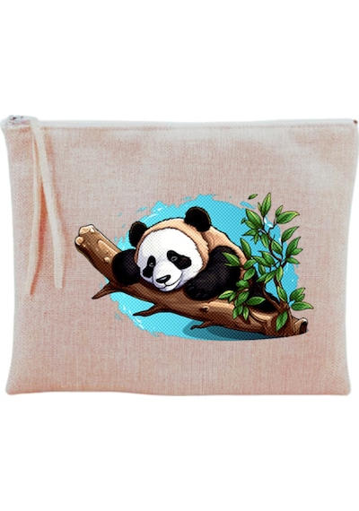 Dalda Panda Baskılı Makyaj Çantası