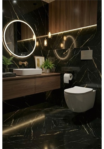 Premium Paslanmaz Metal Tuvalet Kağıdı Askısı Ve Organizer Raflı Tuvalet Kağıdı Wc Askısı Siyah