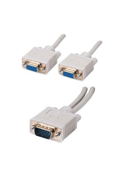 S-Link VGA152  Kablo Erkek / Dişi + Dişi 20 CM  Y Tip Çoklayıcı A Kablo