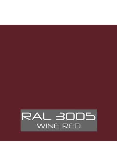 Pamukkale 1402 Rapid Endüstriyel Boya 60-70 Gloss 15 Kg Ral 3005 Bordo Şarap Kırmızısı