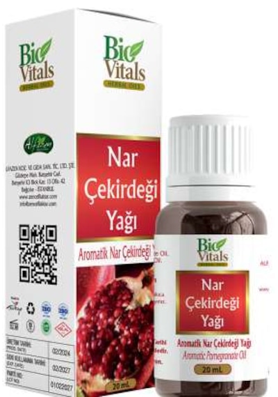 Bio Vitals Nar Çekirdeği Yağı 20 Ml X 2 Adet