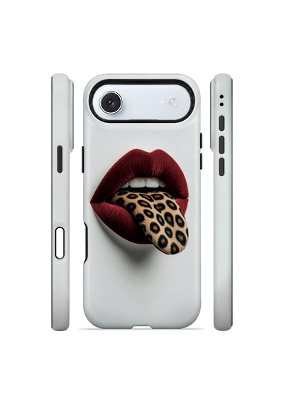 Velvoria Valestra Leopar Dudak Apple Apple iPhone Uyumlu 17 Air Magsafe Koruma Kılıfı Valestra Magline - Leopar Dudak