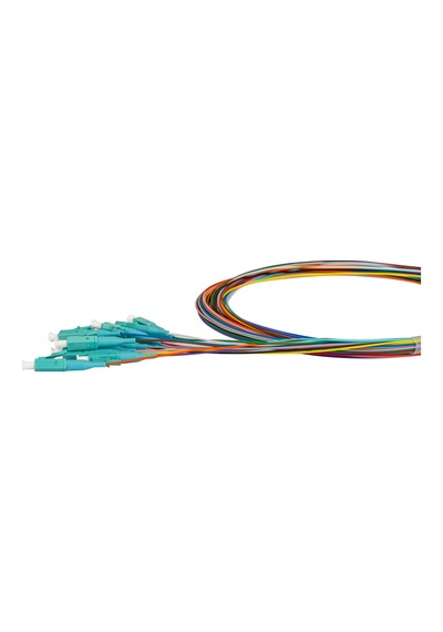 Alfafonet Lc/pc Multimode Loose Buffer Om3 2 Metre Fiber Optik Pigtail 12 Renk