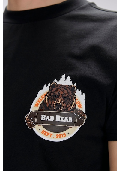 Bad Bear Flint Siyah Erkek Baskılı Tişört