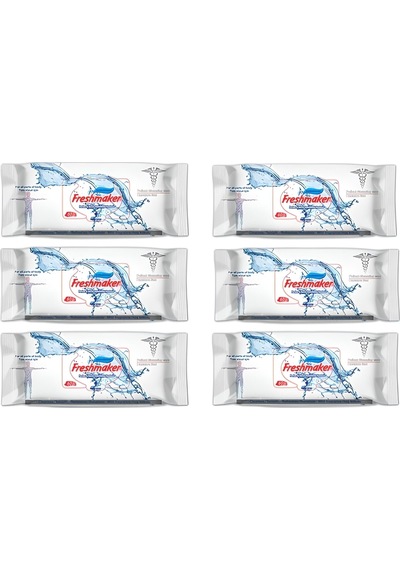 Freshmaker Hasta Vücut Temizleme Mendili 60 Yaprak X 6 Lı