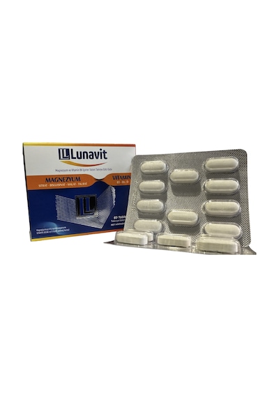 Lunavit Magnezyum Ve Vitamin 60 Tablet