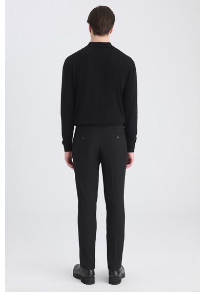 Twn Slim Fit Siyah Jogger Pantolon 5ec03kv30345m 001