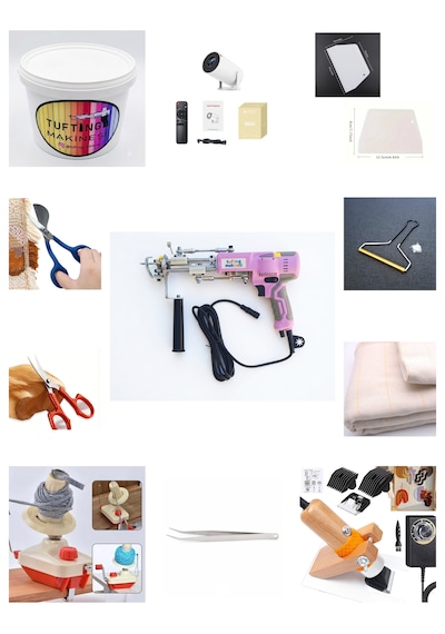 Ak-v Tufting Makinesi Full Set Pembe Ak-v - Bej Tıraş Makinesi Set İçeriği Açıklama Kısmındadır