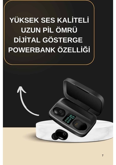 2025 Yeni Model Bluetooth Kulaklık Stereo Tws Kulaklık 5.0 Bluetooth Yüksek Ses Kaliteli Mh-hs6498-2143
