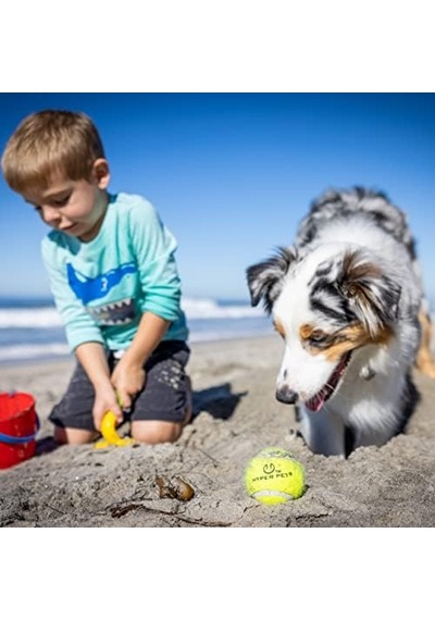 Hyper Pet Tenis Köpek Oyun Topu Yeşil 4'lü Paket Orta Boy