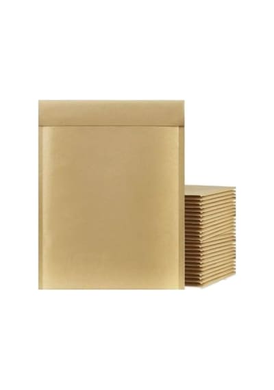 50 Adet Kraft Kaplı Balonlu Zarf - 17x25+5 Cm 124-Pembe