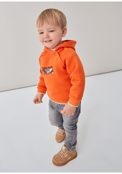 Mayoral Erkek Bebek Slim Fit Kot Pantolon Gri