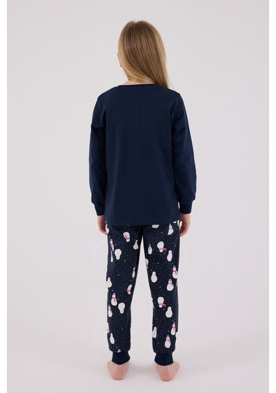 Rolypoly Kız Çocuk Lacivert Pijama Takımı Rp3712-c-v1 Lacivert