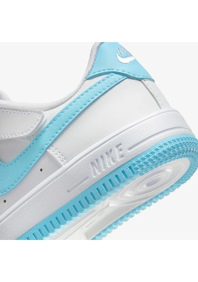 Nike Air Force 1 Af1 Ps Unisex Sneaker White Blue Unisex Günlük Spor Ayakkabı Beyaz Mavi Beyaz - Mavi