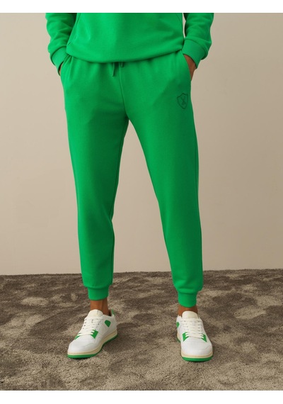 Xint Yeşil Regular Fit Pamuklu Sweat Pantolon 380157