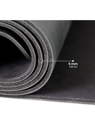 Rebuwo Kaydırmaz Doğal Kauçuk Yoga Matı Pilates Mat Yeşil Desenli Yeşil