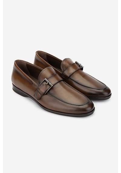 Valmenti Erkek Hakiki Deri Taba Loafer Ayakkabı 1016 161a Erk Ayk Sk24-25 Taba Taba