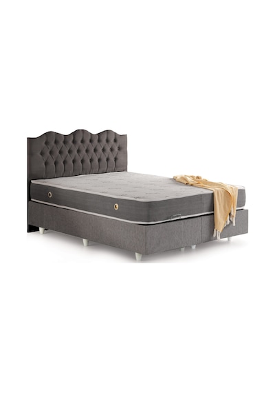 Azrayatakmobilya Çift Kişilik Comfort Yatak+baza+modelli Başlık 150 x 200 CM