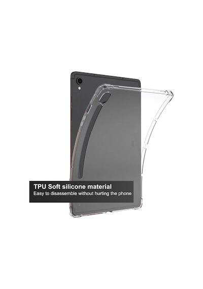 Samsung Uyumlu Galaxy Tab S9 X710 S9 Fe X510 Kılıf Darbelere Dayanıklı Şeffaf Kapak X716 X718 X516