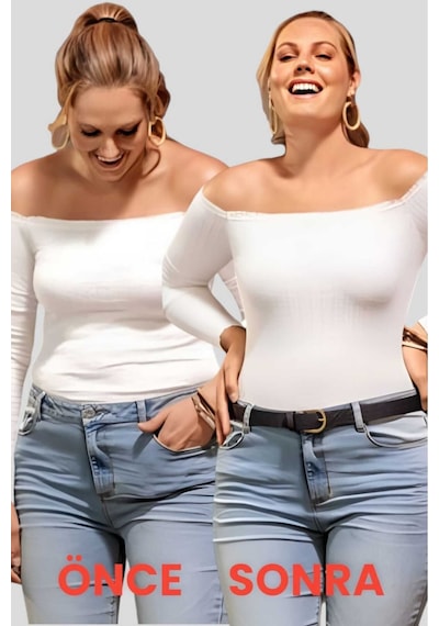 Uniquetrenders Kadın Toparlayıcı Dikişsiz Klasik Korse 3'lü Set Ten Rengi