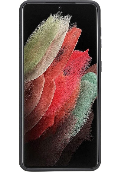 Bouletta Samsung Galaxy S21 Plus Uyumlu Deri Kartlıklı Arka Kapak (506575556)
