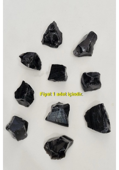 Siyah Obsidyen Doğal Kütle So-8
