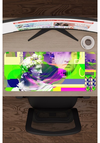 Maksimalizm Kaymaz Dikişli Kauçuk Oyuncu Mousepad V1 - 70x30 Xl Gaming Mouse Pad Fare Altlığı