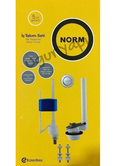 Norm Basmalı Rezervuar İç Takımı 330-1410 Beyaz