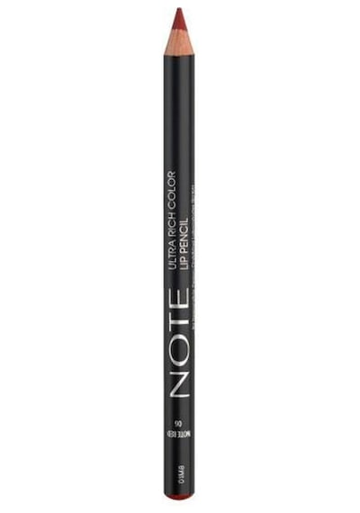 Note Ultra Rich Color Lip Pencil 06 Note Red