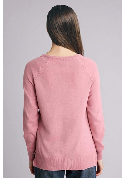 Defacto Relax Fit Bisiklet Yaka Basic Düz Triko Kazak I6913az25wnpn141 Pembe