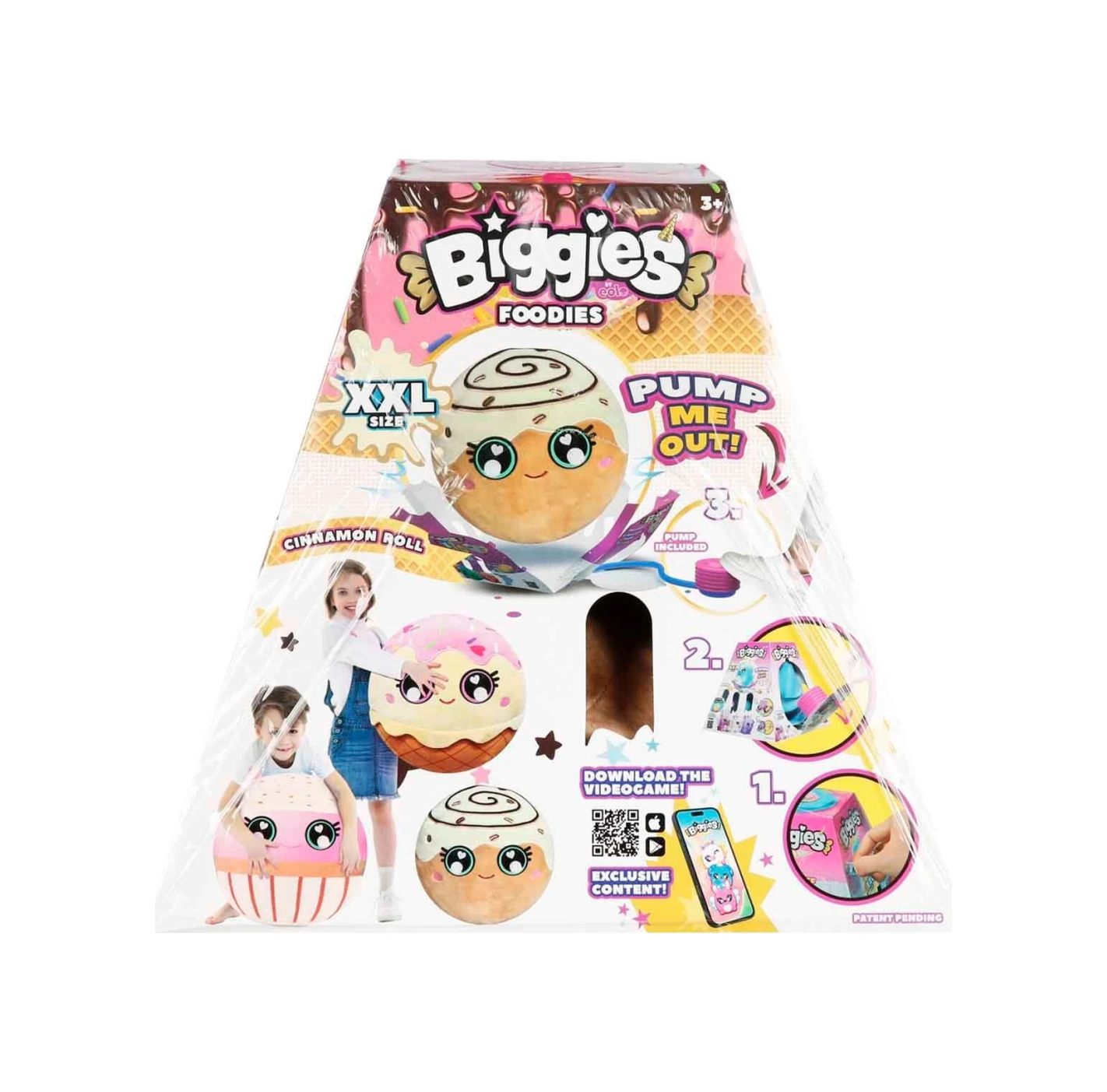 Şişme Peluş Cinnamon Roll Xxl Foodies S6 Kahverengi