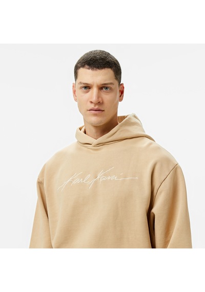 Karl Kani Og Eagle Print Os Erkek Gri Hoodie Düz Km243-055 11190430