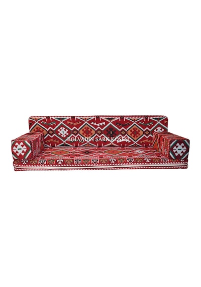 Erbasonline Mtk415-401 Şark Köşesi Kırmızı Halı Ds. Dörtlü Minder Tk. 180Lik