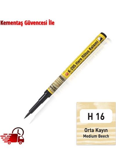 Yarı Örtücü Hare Kalemleri Ton 16 Orta Kayın Hare Kalemi-12919