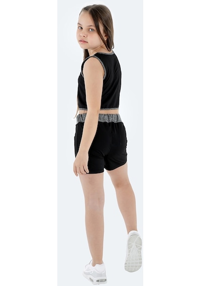 Slazenger DESTA IN Kız Çocuk Alt Üst Takım Siyah