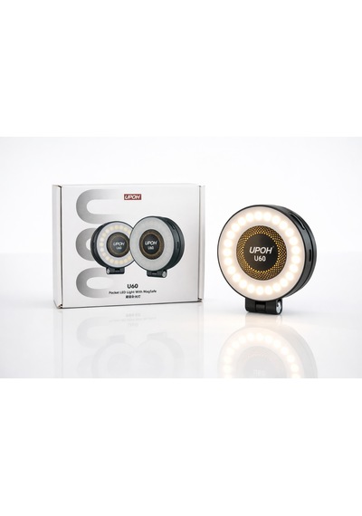 Upoh U60 Magsafe Uyumlu Led Ring Light Ayarlanabilir Işık, Manyetik Telefon Işığı