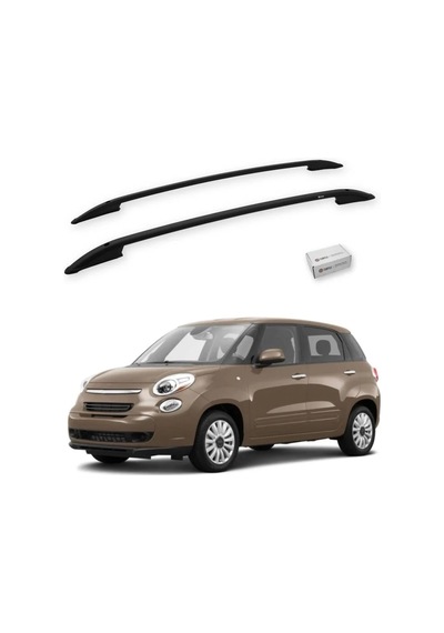 Turtle Fiat 500l 2013-2025 Tavan Çıtası Crown Siyah