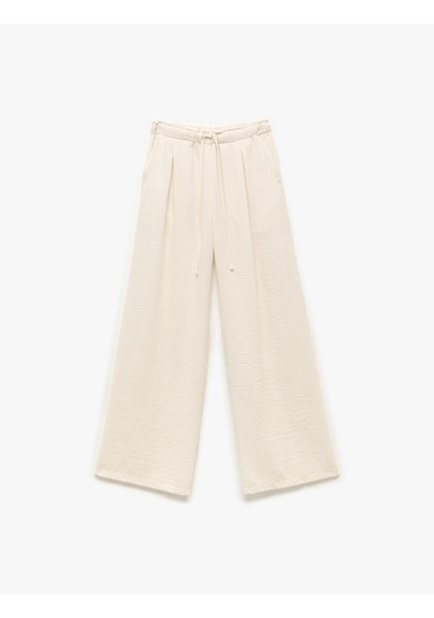 Koton Drawstring Pants Bej 5sal40077ıw Ekru