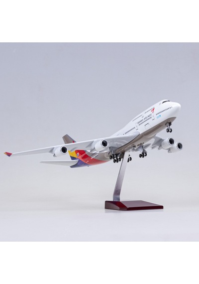 Asiana Air B747 Yolcu Uçağı Model Uçak 1/160 Ölçek 47cm