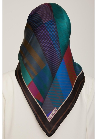 Armine Nostalji Serisi %100 Twill İpek Eşarp 8819d 04 931