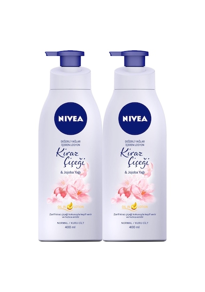 Nivea Kiraz Çiçeği & Jojoba Yağı Vücut Losyonu 2 X 400 ML