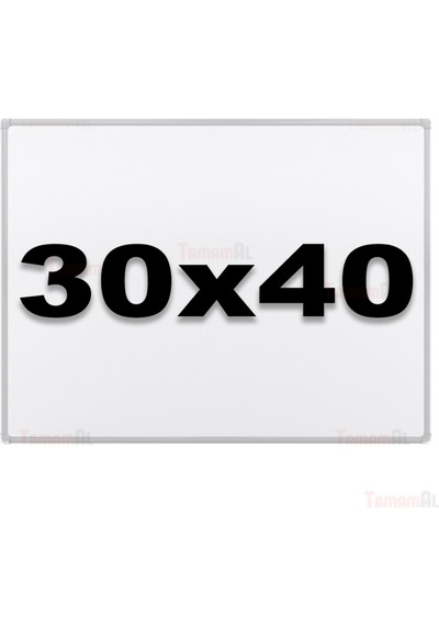 25 x 35 30 x 40 35 x 45 Akyazı Duvara Monte Laminat Beyaz Yazı Tahtası