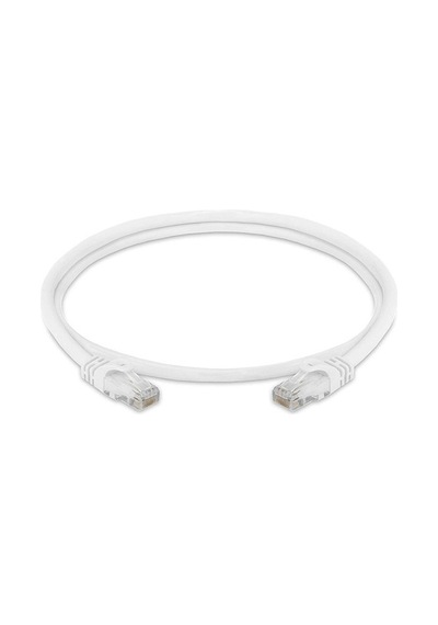 Cat6 Utp Patch Cord 2M Beyaz 24 Awg Fabrikasyon Uçlu